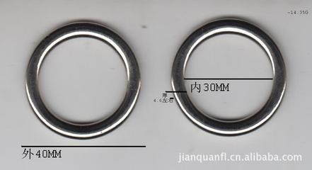 【廠家直銷: 鋅合金圓環扣、圓扣、圈扣、環扣 /內30*40*4.6MM】價格,廠家,圖片,其他箱包服裝配件,石獅市建全五金商行-