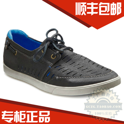 [正品ECCO愛步男鞋運動休閑商務(wù)正裝男士鏤空皮鞋535634 11001代購] 自由行