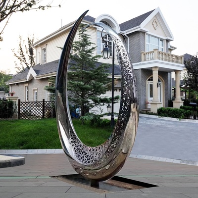 不銹鋼雕塑抽象設(shè)計(jì) 藝術(shù)創(chuàng)意景觀雕塑 澤業(yè)雕塑廠家 商場景觀雕塑